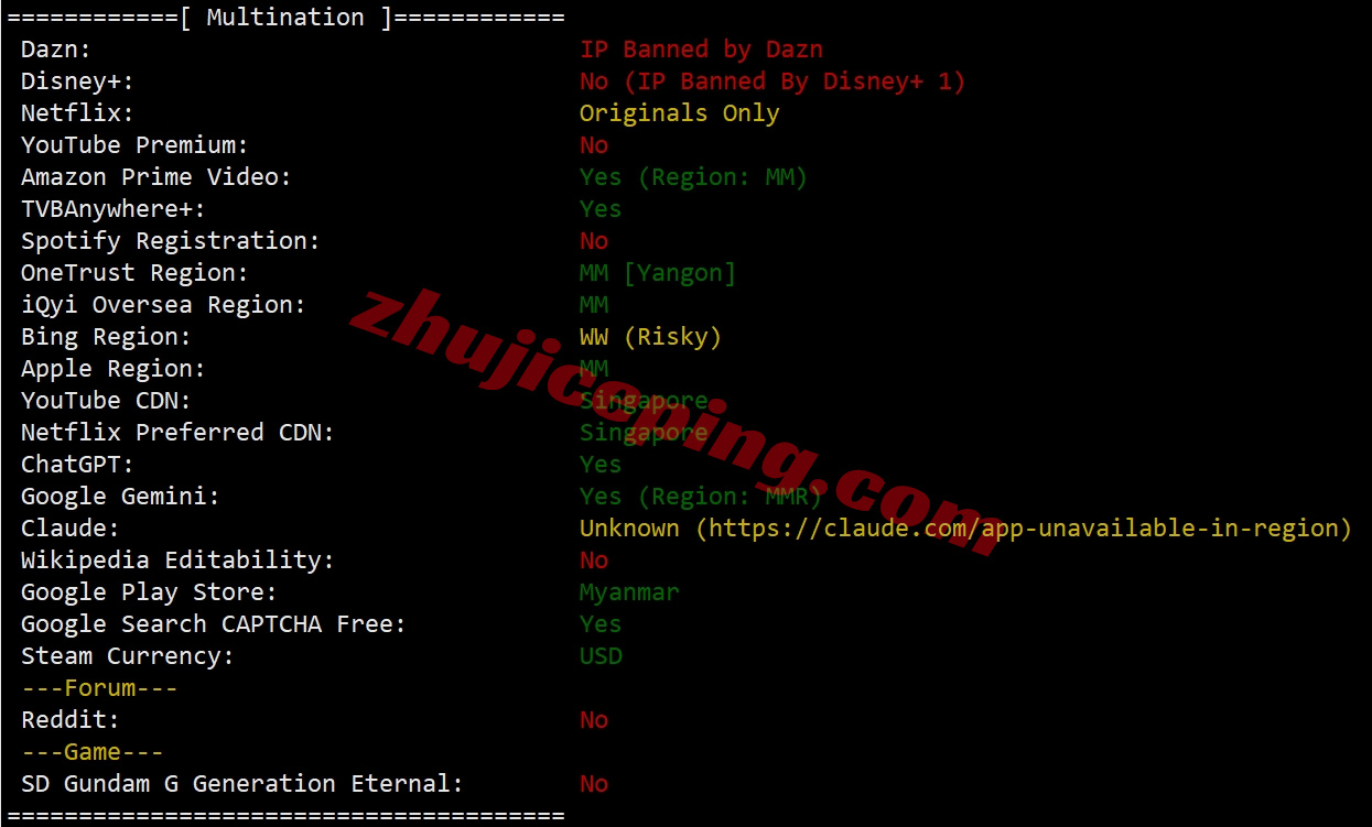 zlygo28 详细测评zenlayer缅甸仰光/Yangon数据中心的云服务器