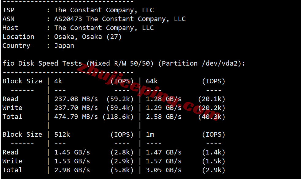Vultjposa_11 ⭐更新：Vultr 日本大阪的云服务器测评 - Osaka, Japan (ITM)