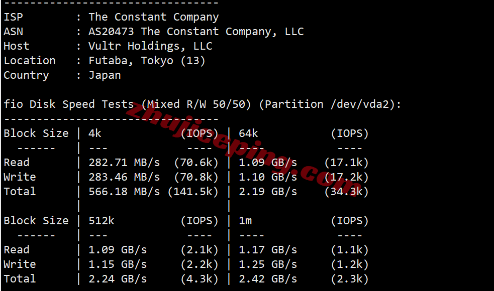 Vultjptky_11 ⭐更新：Vultr日本东京数据中心云服务器测评 - Tokyo, Japan (NRT)