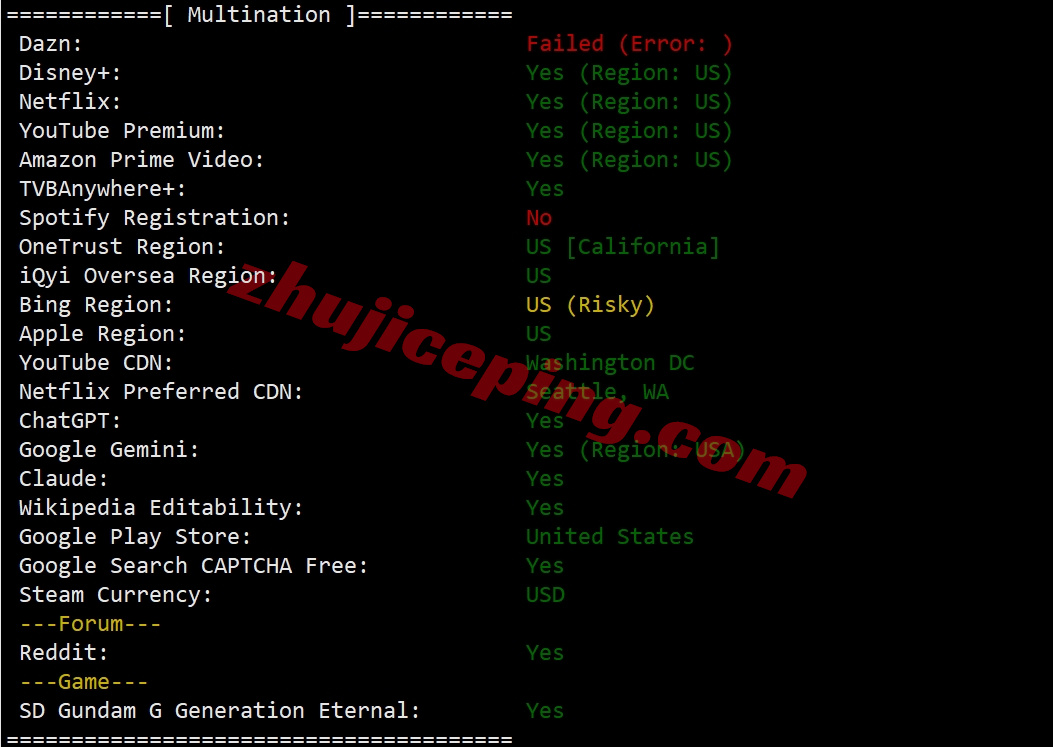 lcauisp30 详细测评lcayun/莱卡云美国双ISP住宅IP属性的VPS云服务器