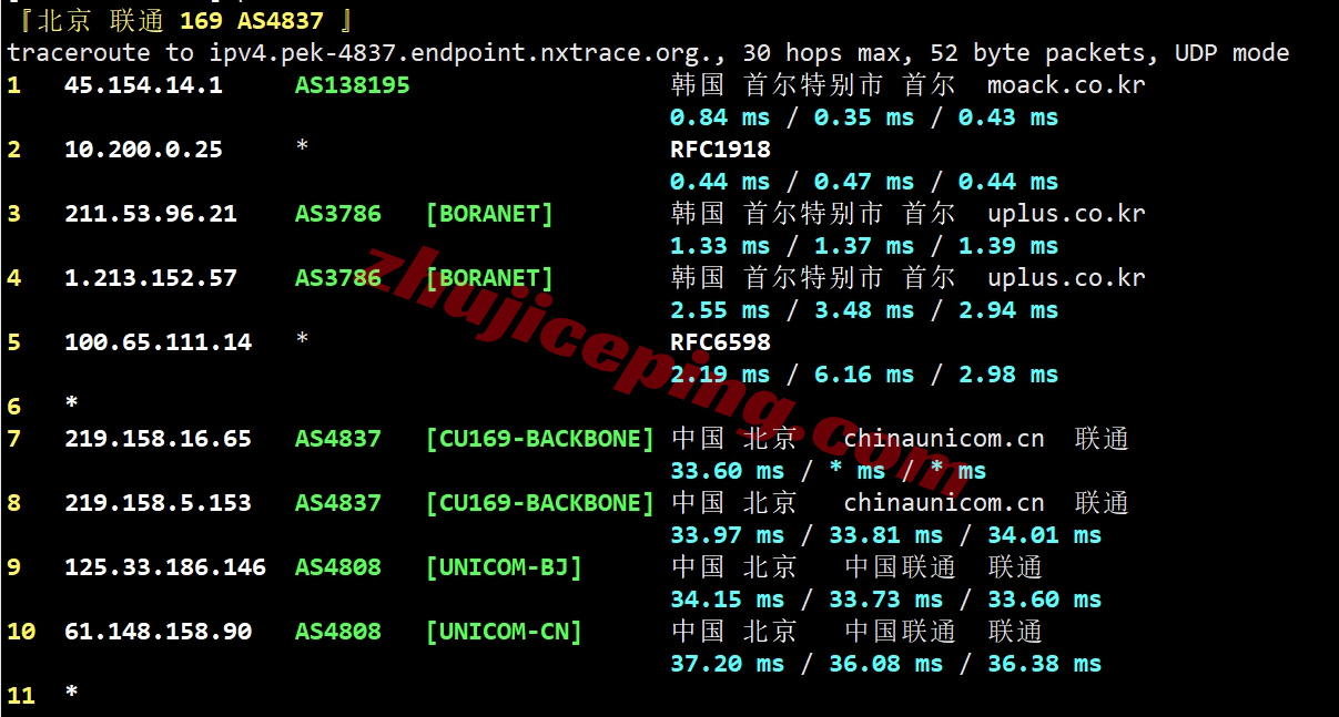 lockr22 详细测评locvps韩国首尔数据中心大陆优化BGP网络的VPS