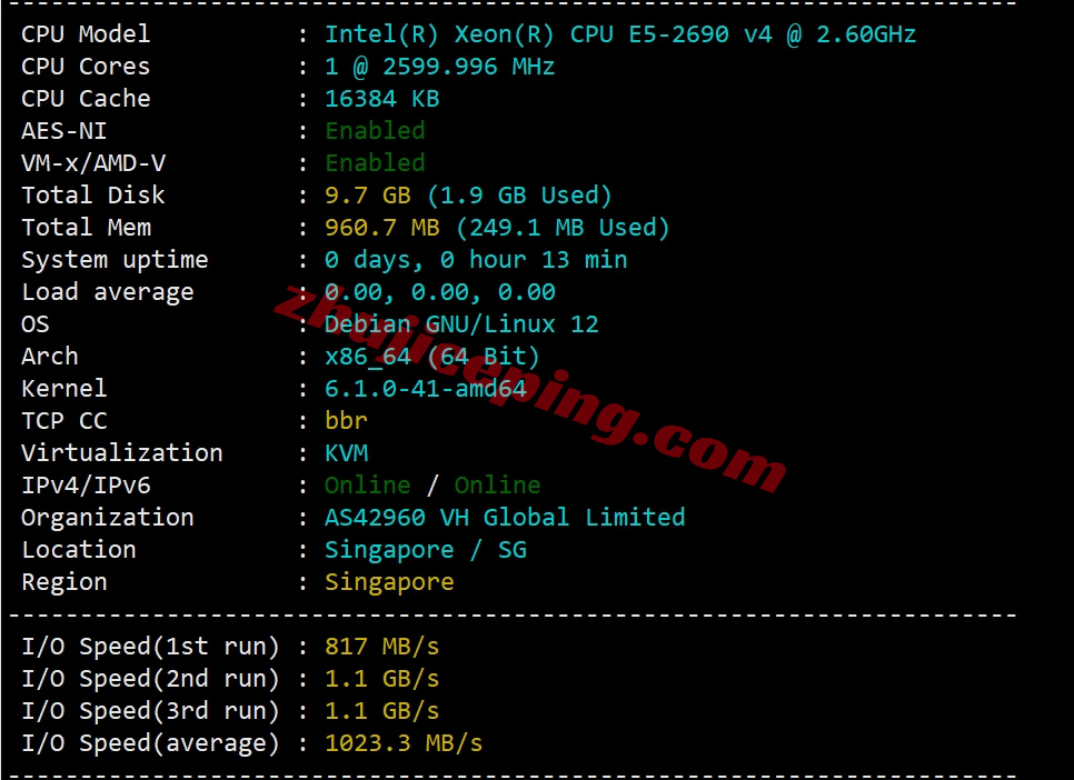 ythkvps 详细测评YTNet/云途三网CMI线路的香港VPS