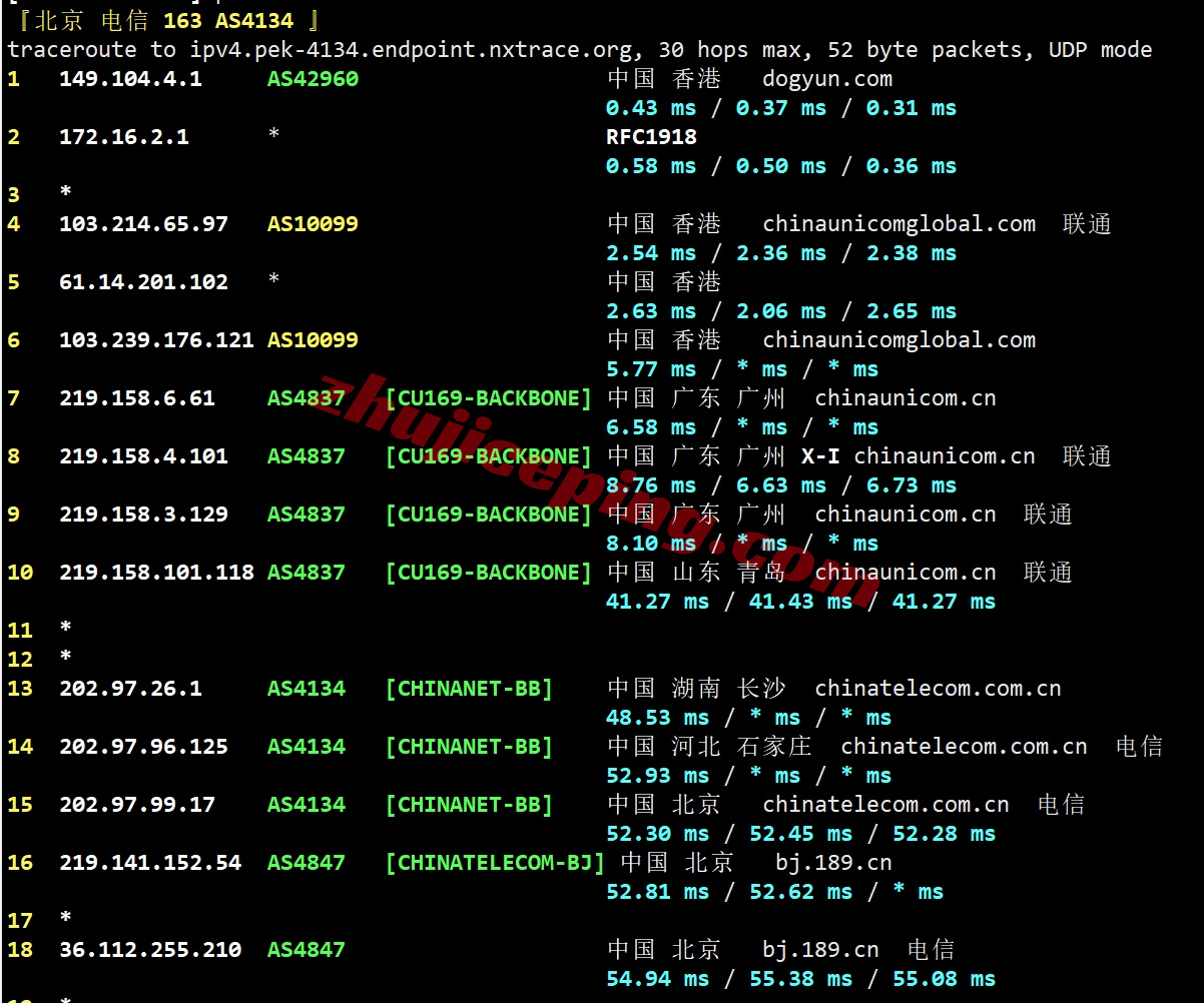 ythkvps_11 详细测评YTNet/云途三网CMI线路的香港VPS