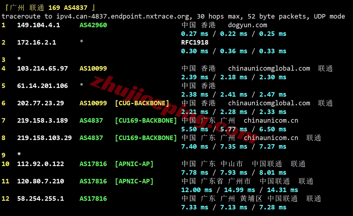 ythkvps_16 详细测评YTNet/云途三网CMI线路的香港VPS