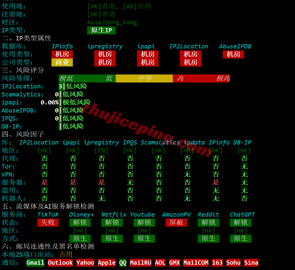 danhka30 danyun香港VPS(BGP直连-A区)测评，三网全天高速直连