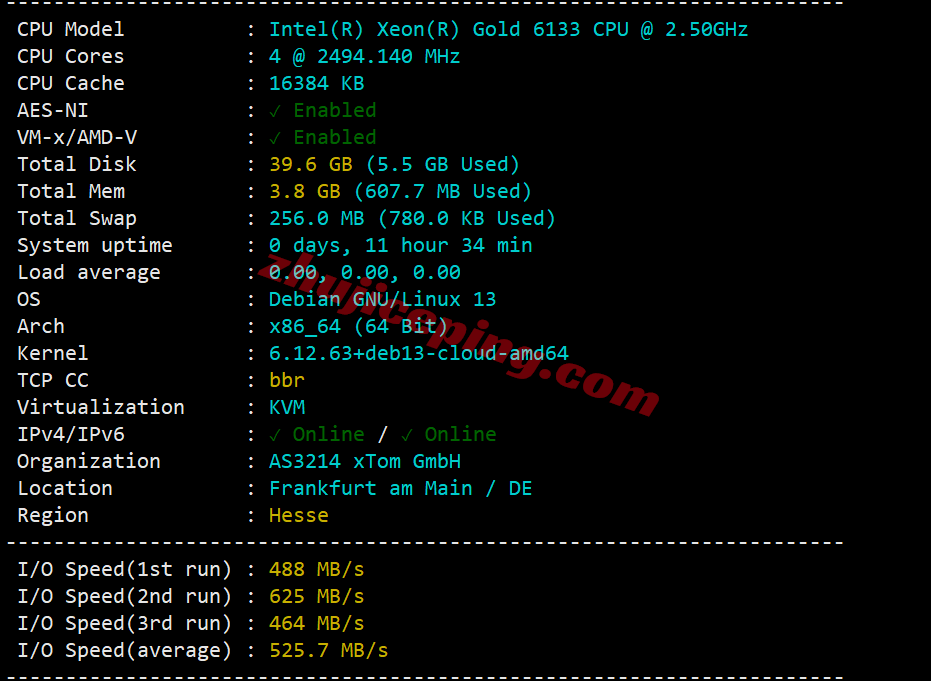 vdetri1 测评V.PS德国云服务器,原生德国IP解锁TikTok等/三网各自高端线路保速度!