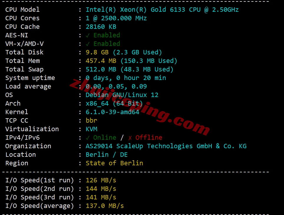wepde1 wepc德国VPS测评,德国原生IP解锁TikTok/chatgpt等流媒体
