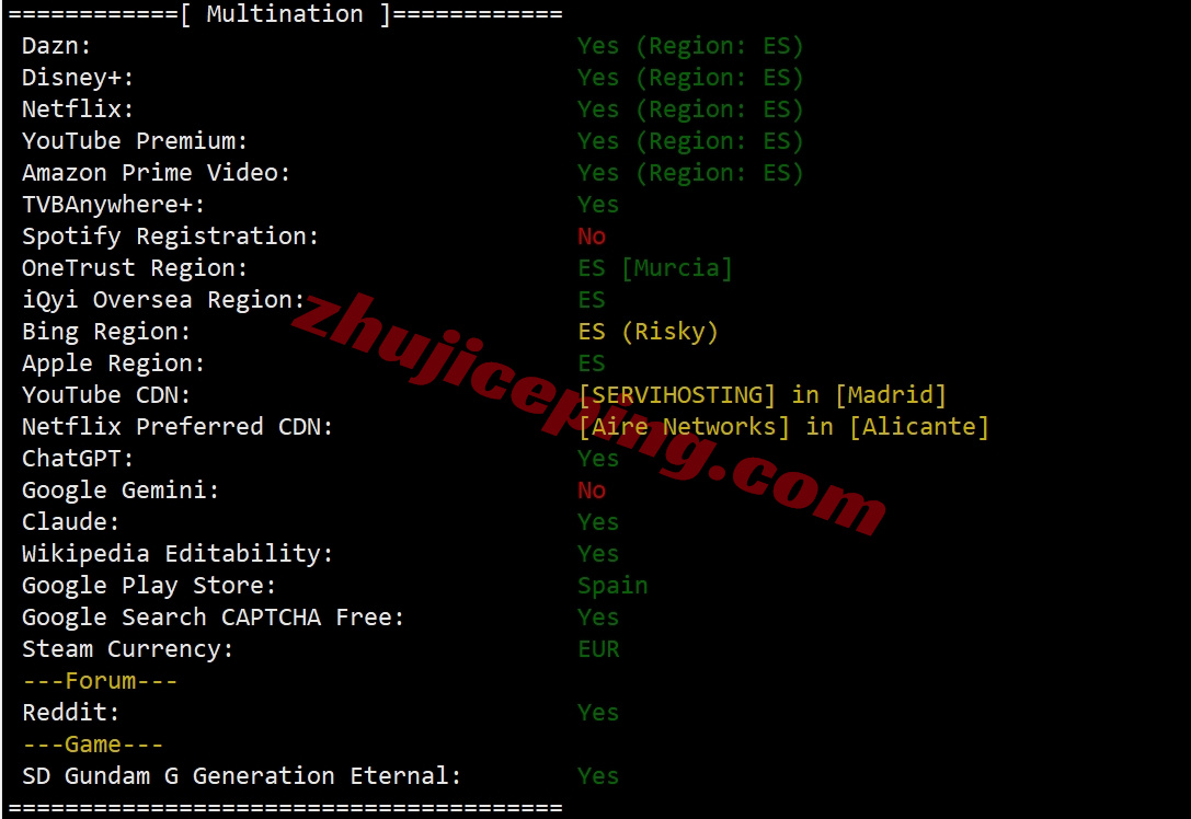 wepes28 wepc西班牙VPS测评，西班牙原生/住宅IP，解锁TikTok/chatgpt等