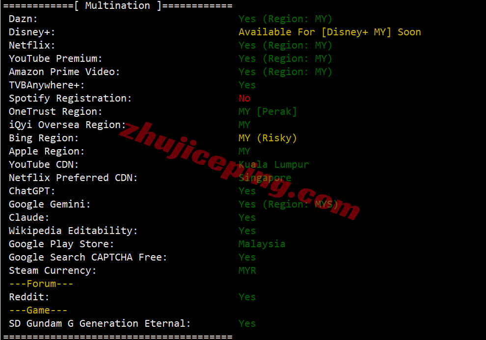 wepmy28 详细测评wepc马来西亚VPS，原生双ISP家庭住宅属性IP