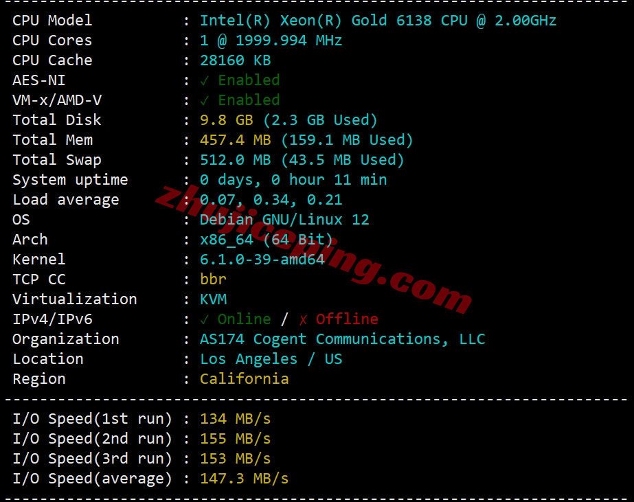 wpnyisp1 测评wepc美国纽约双ISP住宅属性IP的VPS，联通AS4837网络加持！