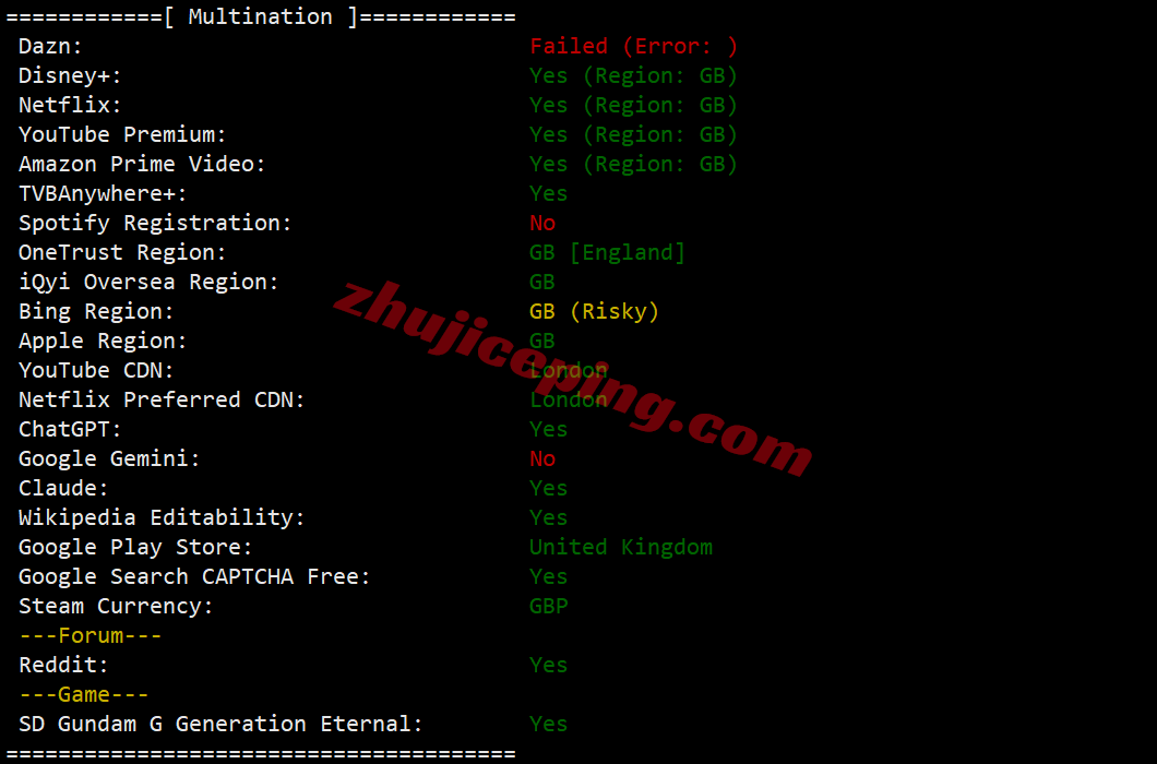 yinuk28 详细测评yin-net/荫云英国双ISP属性IP的VPS，能解锁tiktok等，网络还凑合！