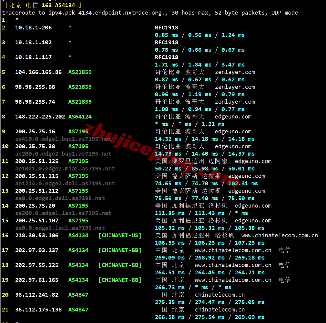 zlbgta24 详细测评zenlayer哥伦比亚云服务器, 10Gbps带宽/波哥大数据中心