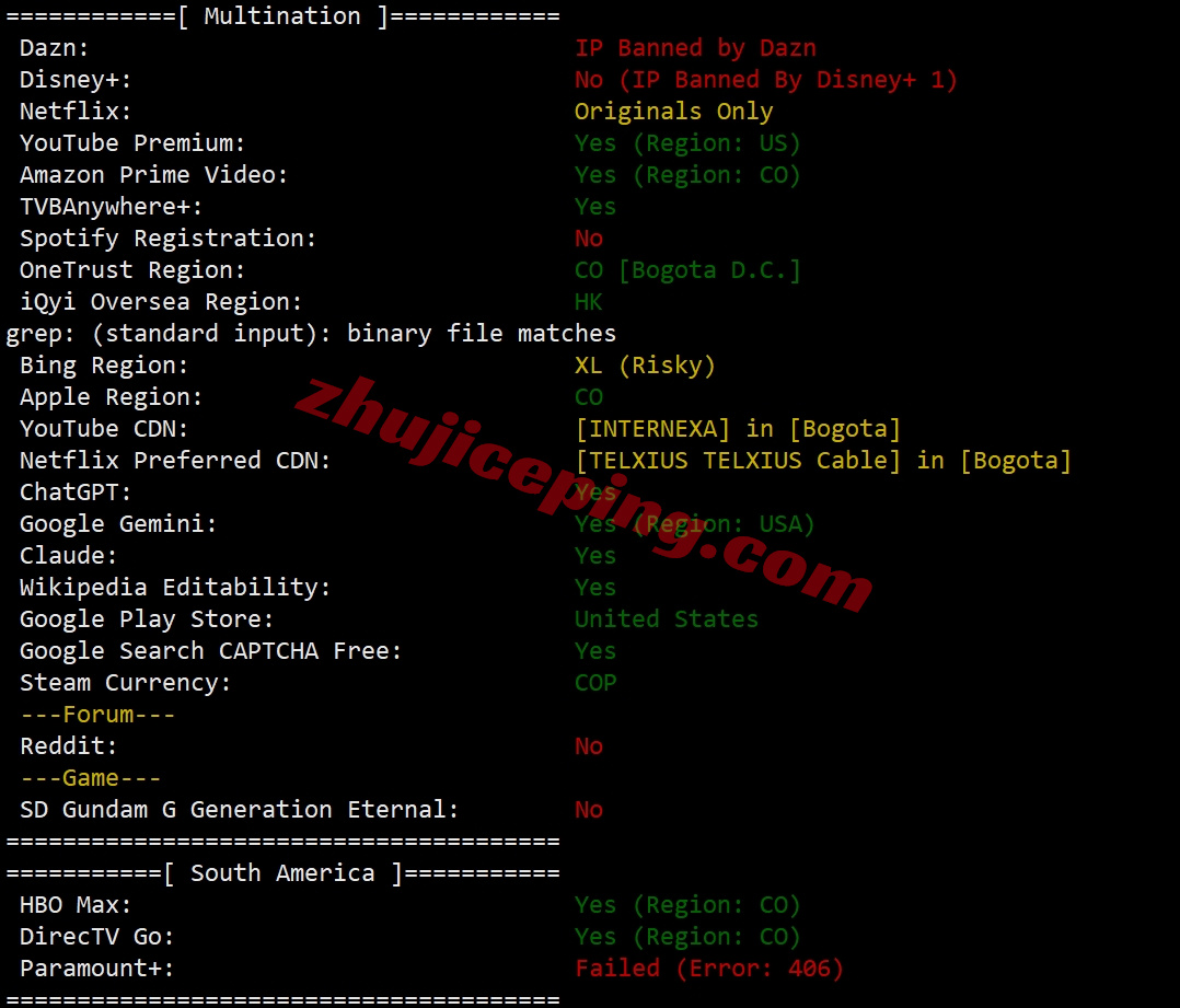 zlbgta28 详细测评zenlayer哥伦比亚云服务器, 10Gbps带宽/波哥大数据中心