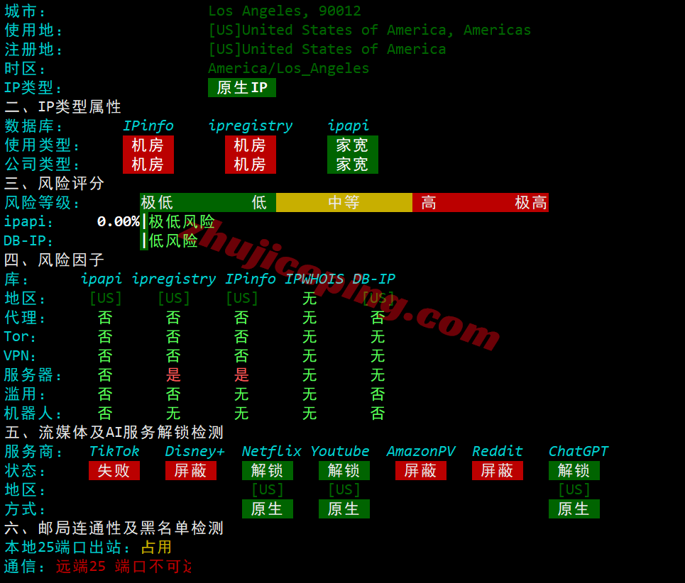 cclc34 cloudcone洛杉矶SC2云服务器详细测评,IP解锁流媒体效果不错!