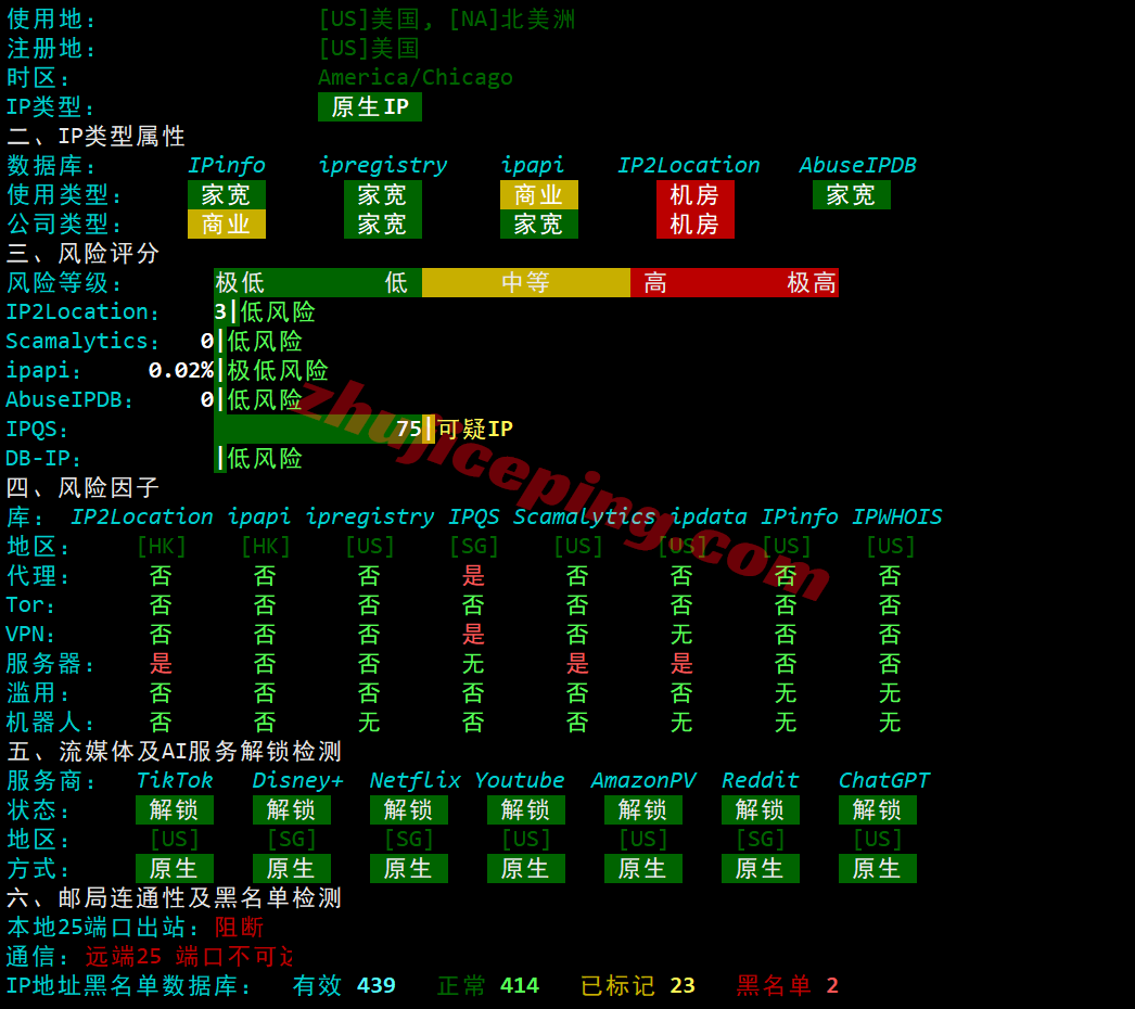 dmla27 电芒云美国精品三网纯高端线路的VPS测评(原生IP解锁流媒体效果好)