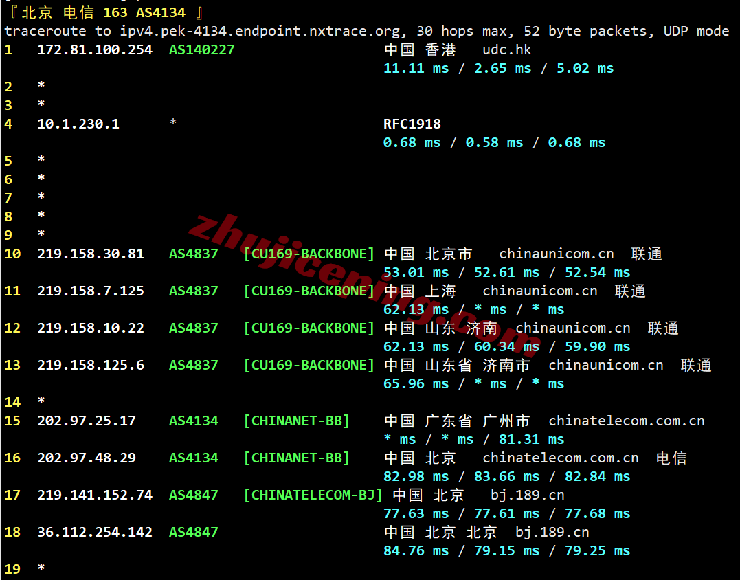 hnhko18 hncloud香港轻量云优化回国线路详细测评