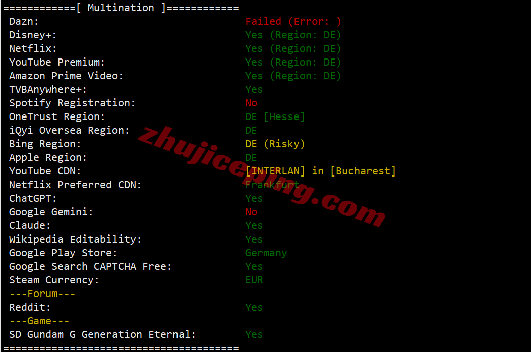 lcade28 详细测评莱卡云德国原生双ISP住宅属性IP的VPS,特别适合解锁流媒体