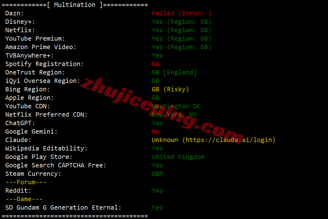 yin2uk29 详细测评YinNet/荫云英国双ISP属性IP系列VPS (上游ISP商为GTT)