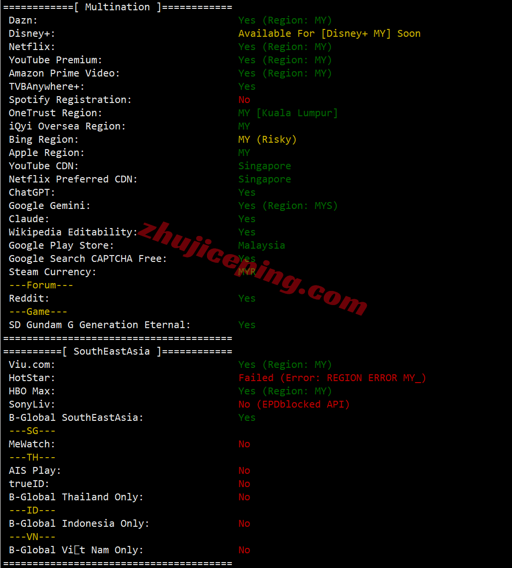 evomy30 测评evoxt马来西亚VPS+premium网络的VPS，Ryzen+CN2+CUII+CMI