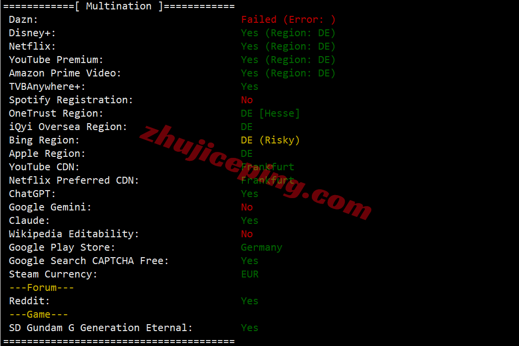 inetde31 inet.ws德国VPS测评，回程路由还行，解锁TikTok/chatgpt/netflix等
