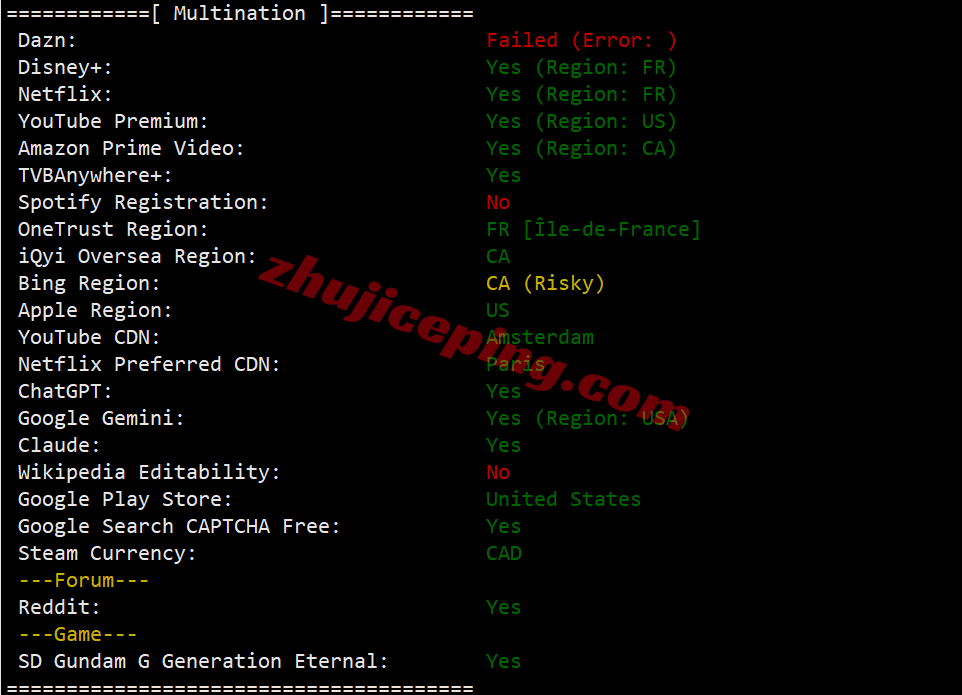 inetfr31 inet.ws法国VPS测评，不适合电信，解锁tiktok/chatgpt等流媒体