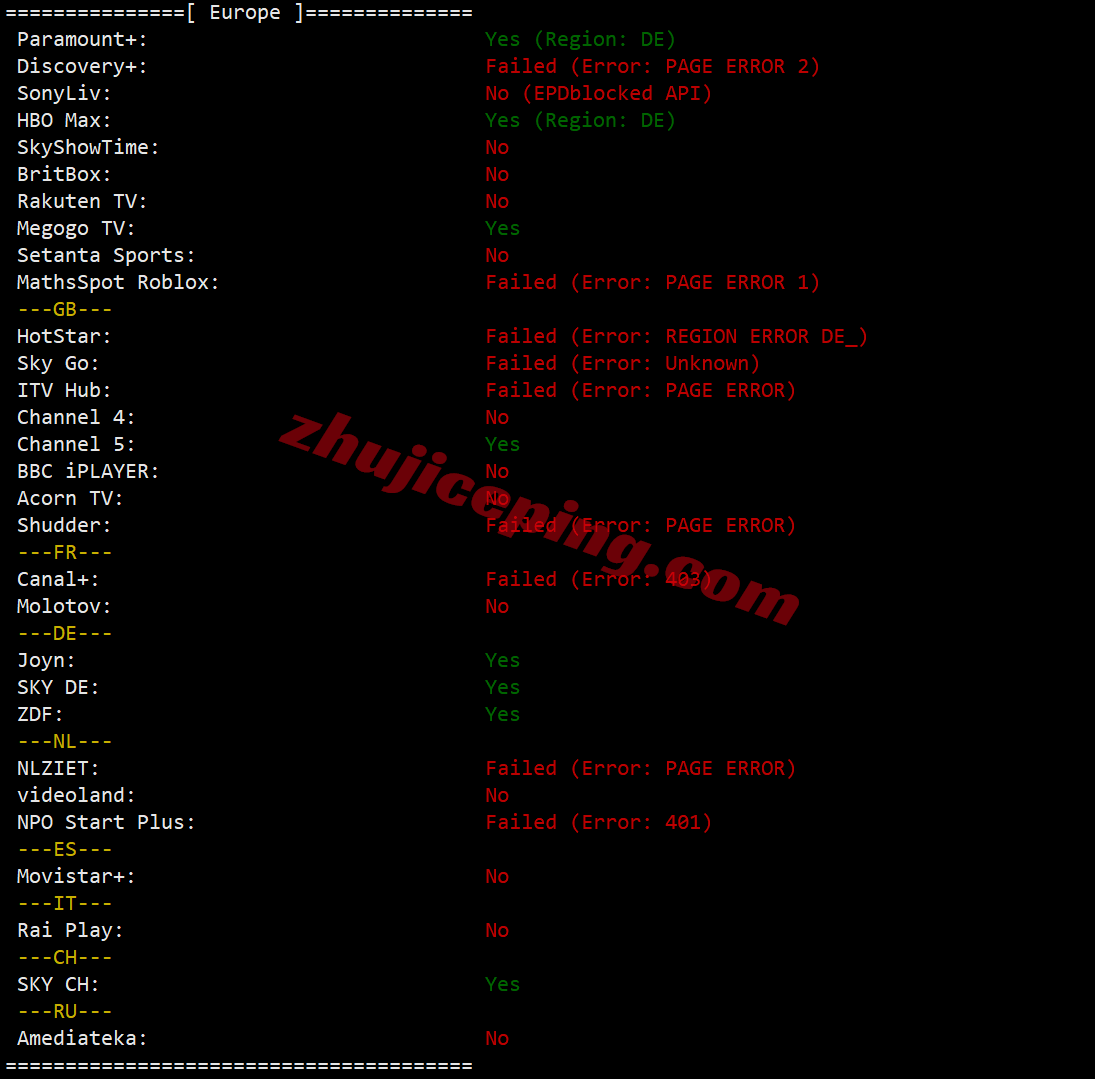 noslade33 nosla.cloud精品线路的德国VPS测评，高性能/高端线路/原生IP解锁流媒体