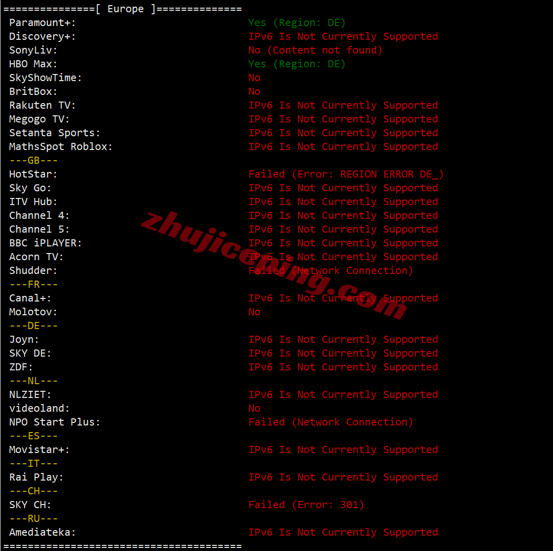 noslade36 nosla.cloud精品线路的德国VPS测评，高性能/高端线路/原生IP解锁流媒体