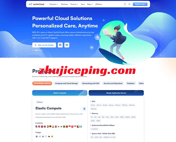 surfercloud美国洛杉矶云服务器测评，可解锁tiktok/chatgpt/Claude/Gemini等-国外主机测评