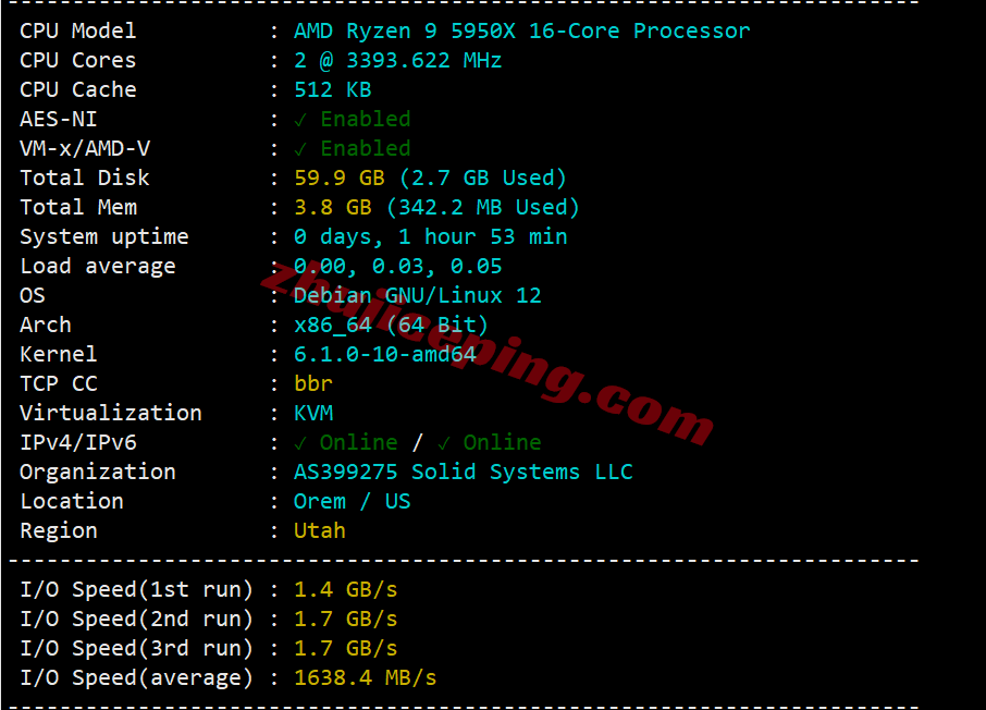 uqtam1 详细测评uqidc坦帕VPS，原生美国IP解锁流媒体效果好/性能强劲