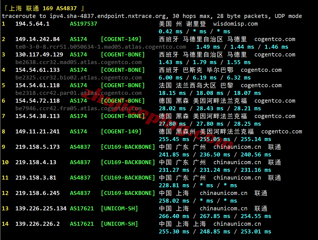 yines25 yin-net/荫云西班牙双ISP住宅IP属性VPS测评，可解锁TikTok等