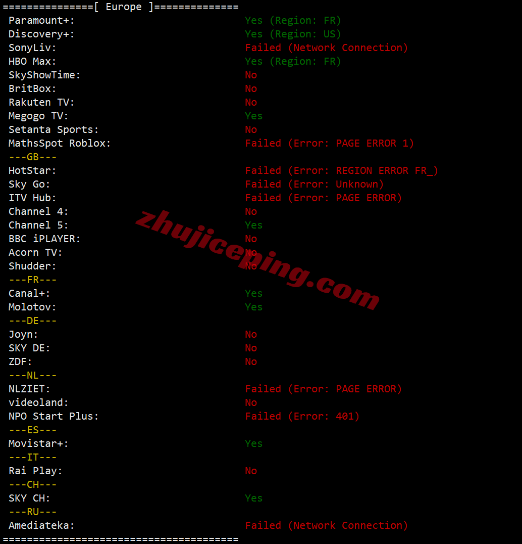 yinfr32 测评荫云法国双ISP住宅属性IP的VPS，解锁tiktok/chatgpt等