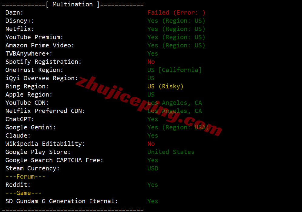 zgolato29 zgovps之“Los Angeles AMD Optimised VPS”测评，原生IP能解锁流媒体/性能强劲/网络给力