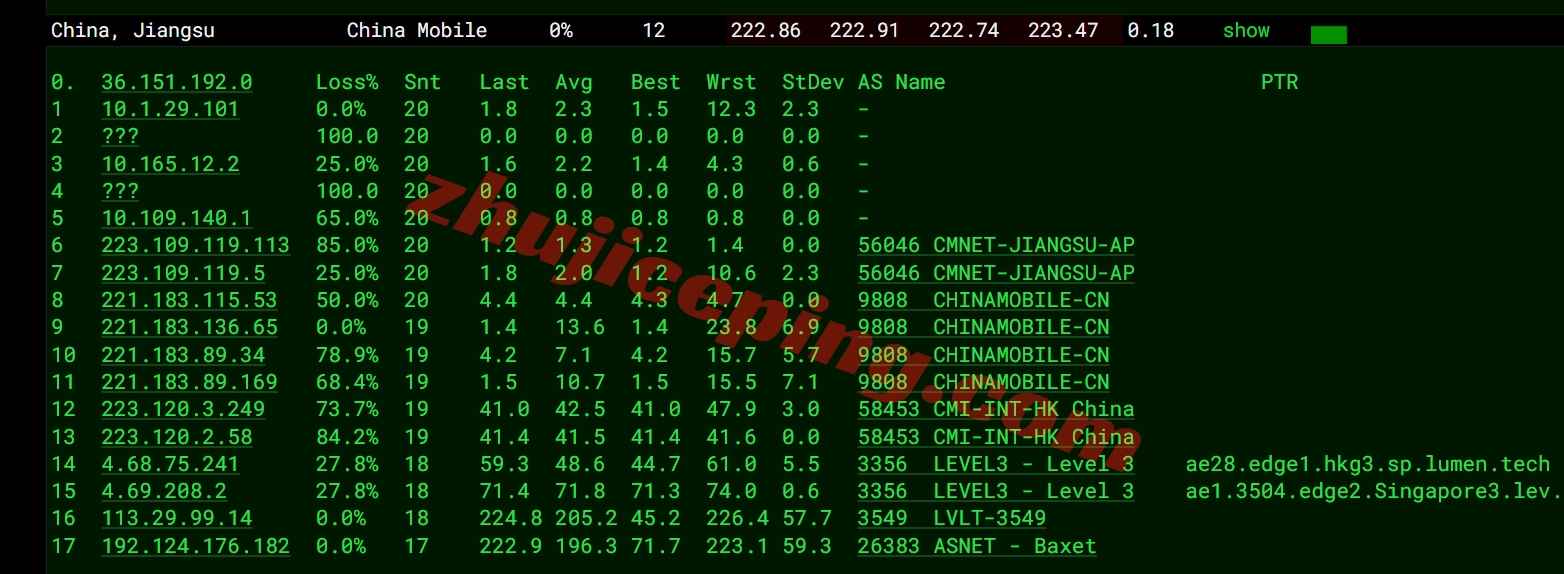 jh1sg18 justhost新加坡VPS-SIN1机房测评，解锁TikTok等，适合移动/联通