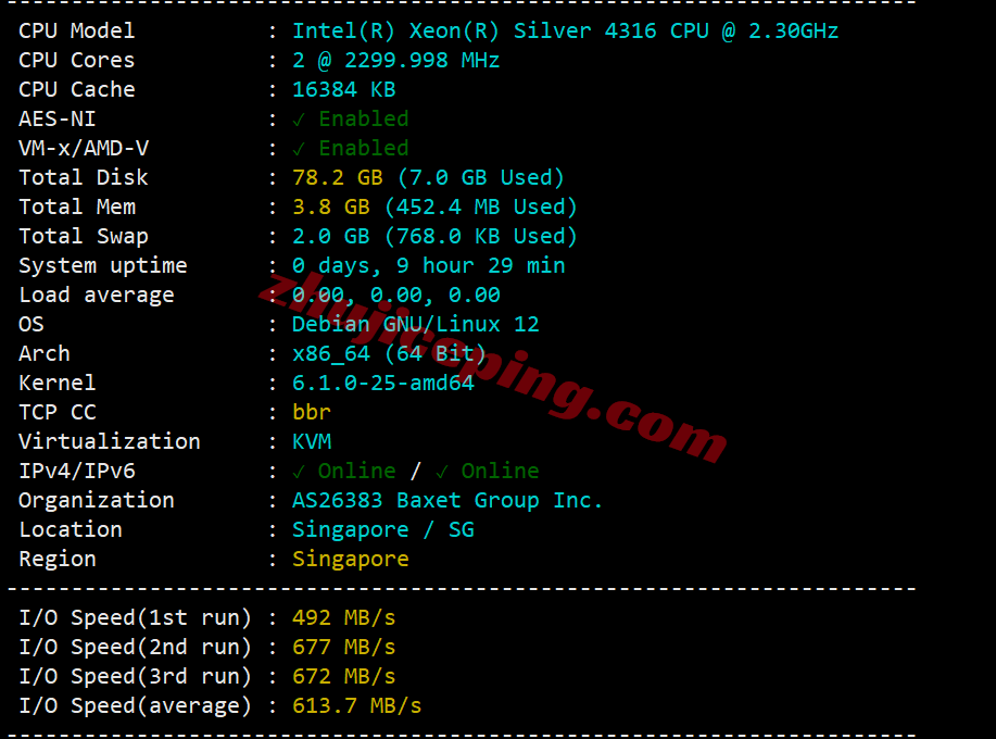 jh2sg1 justhost新加坡VPS测评-SIN2机房，解锁TikTok/chatgpt等，特别适合移动用户