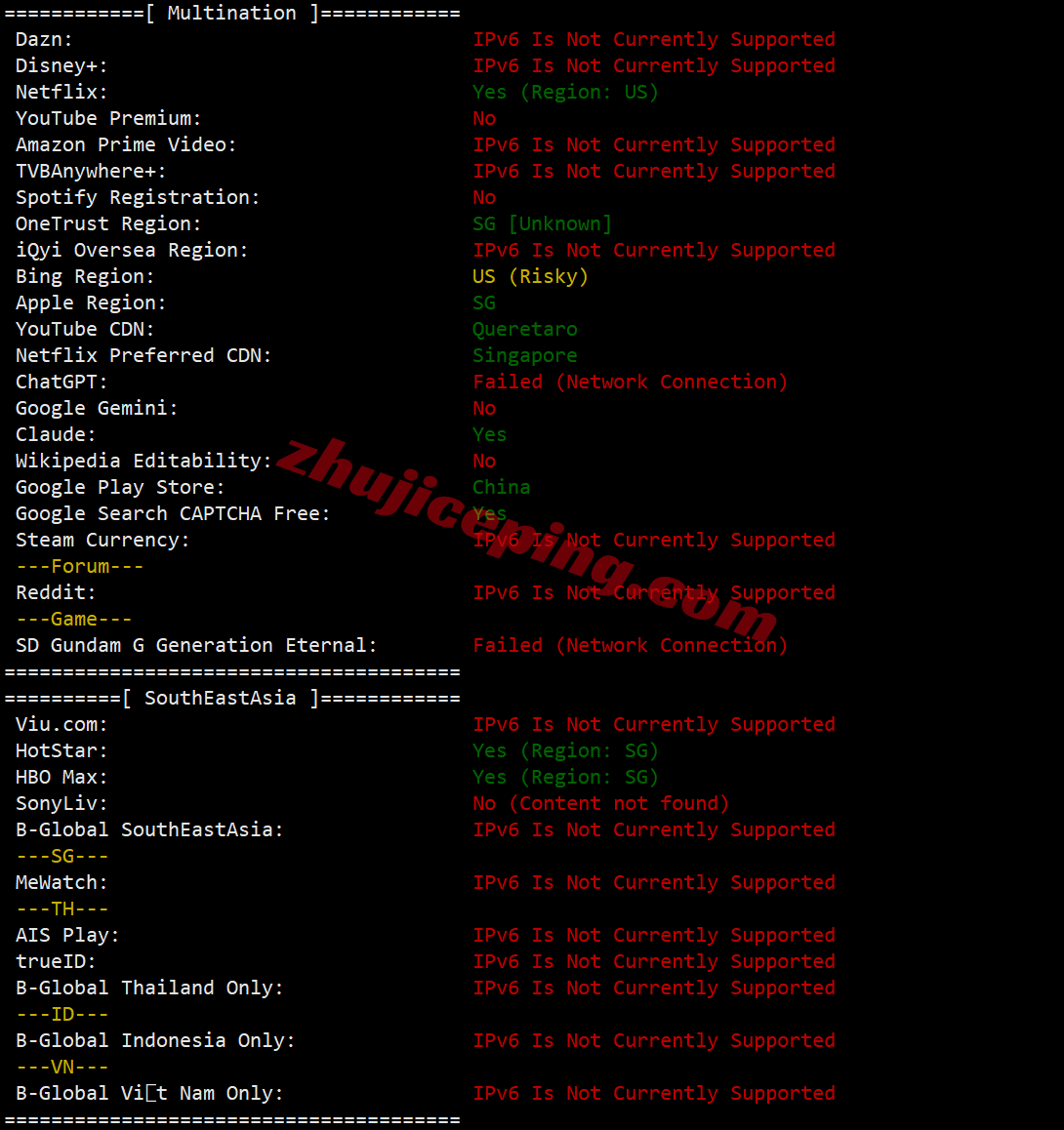 jh2sg32 justhost新加坡VPS测评-SIN2机房，解锁TikTok/chatgpt等，特别适合移动用户