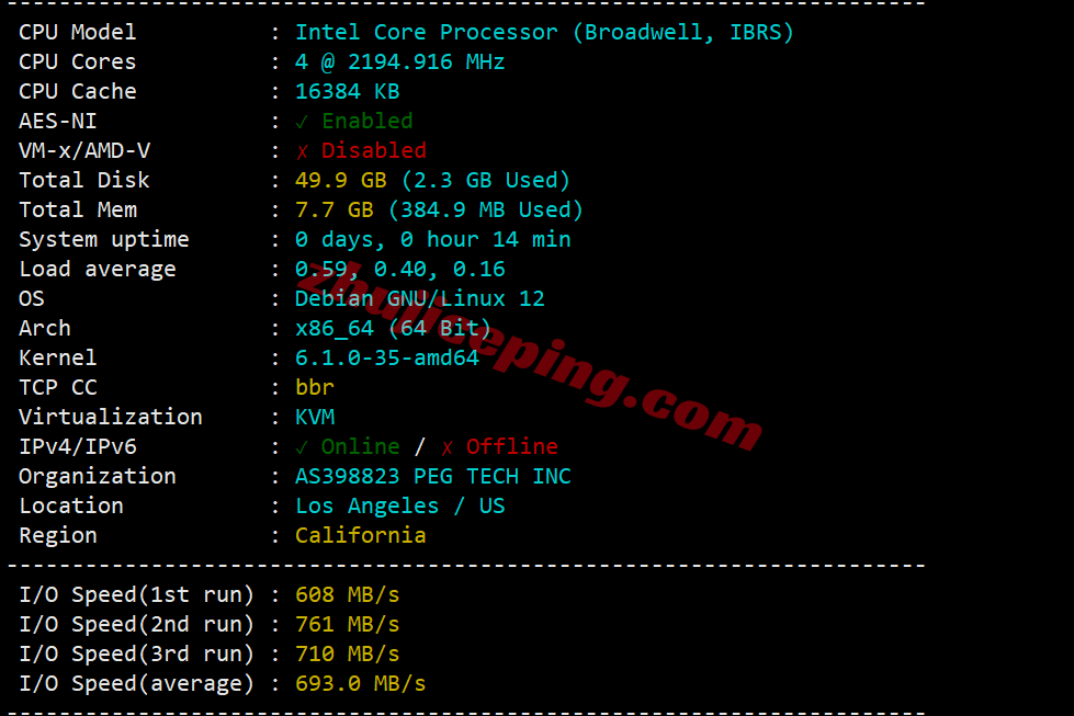 rakla2c1 raksmart美国洛杉矶“精品CN2”线路测评,原生IP解锁TikTok等,国内速度好
