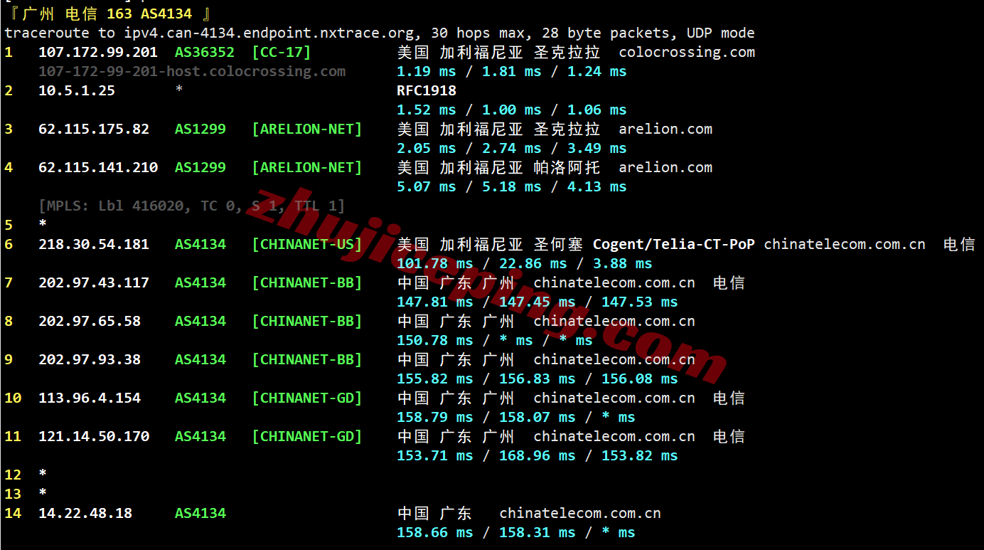 rnsj21 racknerd美国圣何塞VPS测评,原生IP解锁Tiktok等,移动效果差!