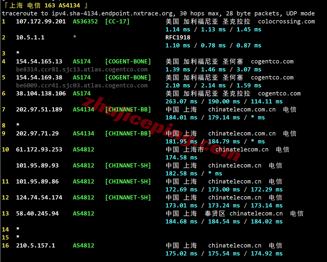 rnsj24 racknerd美国圣何塞VPS测评,原生IP解锁Tiktok等,移动效果差!