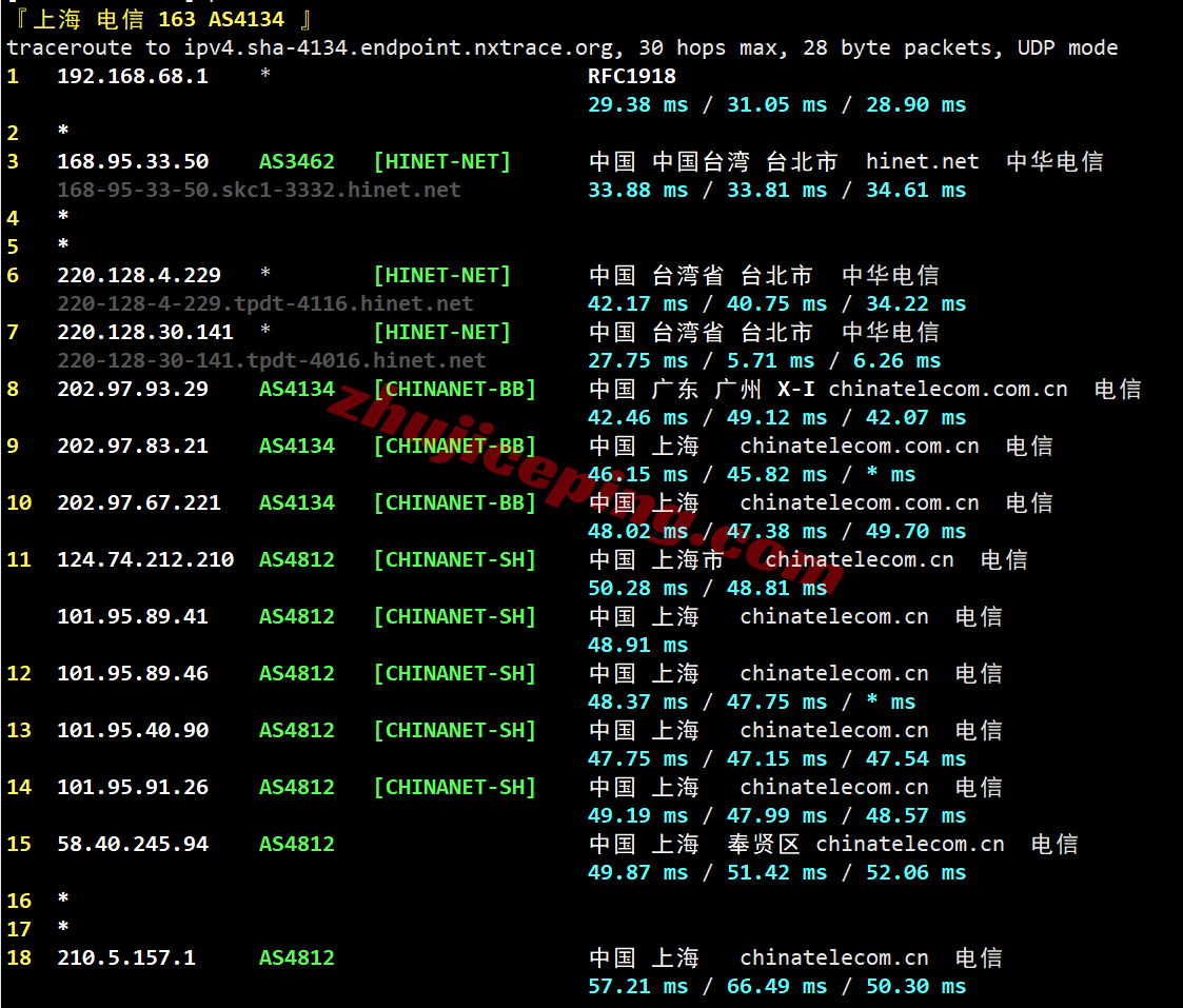 ytnettw20 云途YT.Net台湾HiNet家庭动态VPS测评，直连网络，流媒体解锁效果极佳