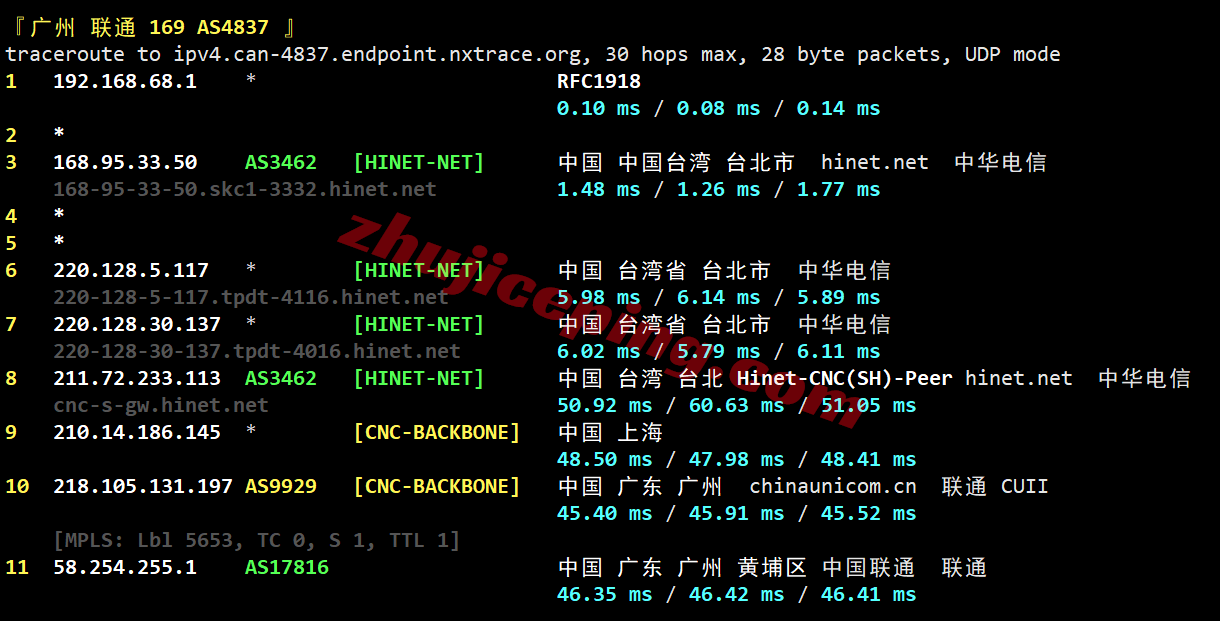 ytnettw24 云途YT.Net台湾HiNet家庭动态VPS测评，直连网络，流媒体解锁效果极佳