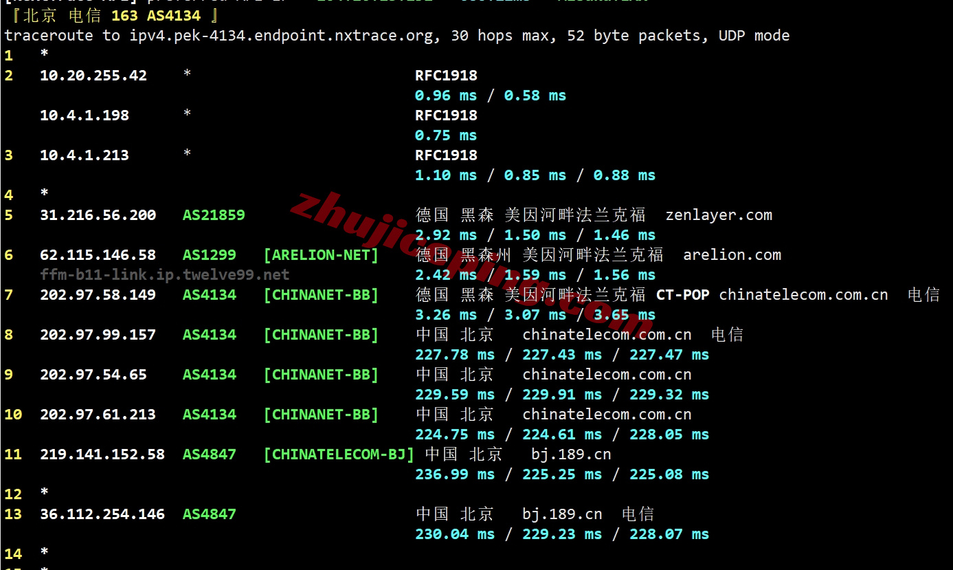 zlfrakf_14 zenlayer德国云服务器测评,10G带宽/解锁TikTok等流媒体