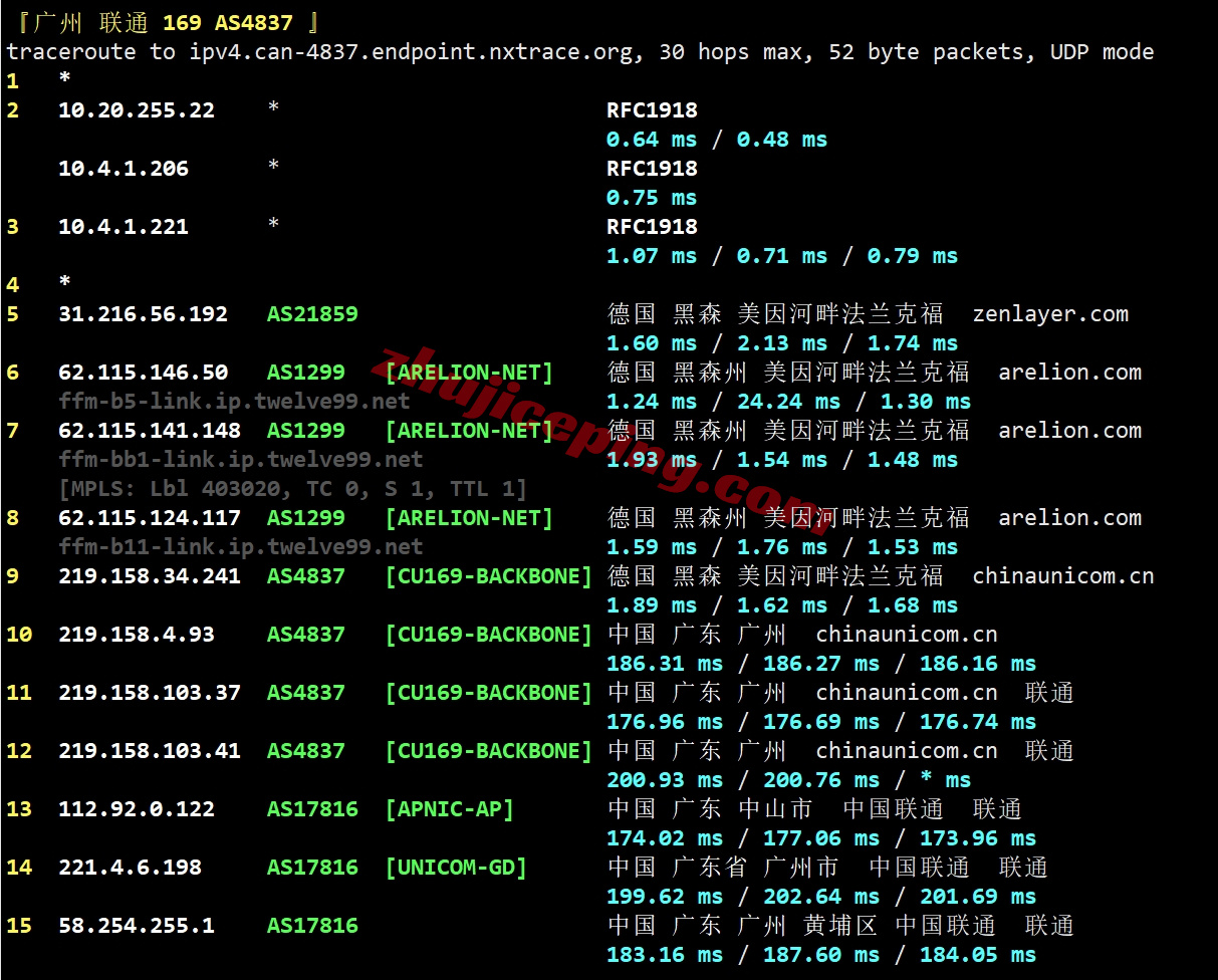 zlfrakf_19 zenlayer德国云服务器测评,10G带宽/解锁TikTok等流媒体