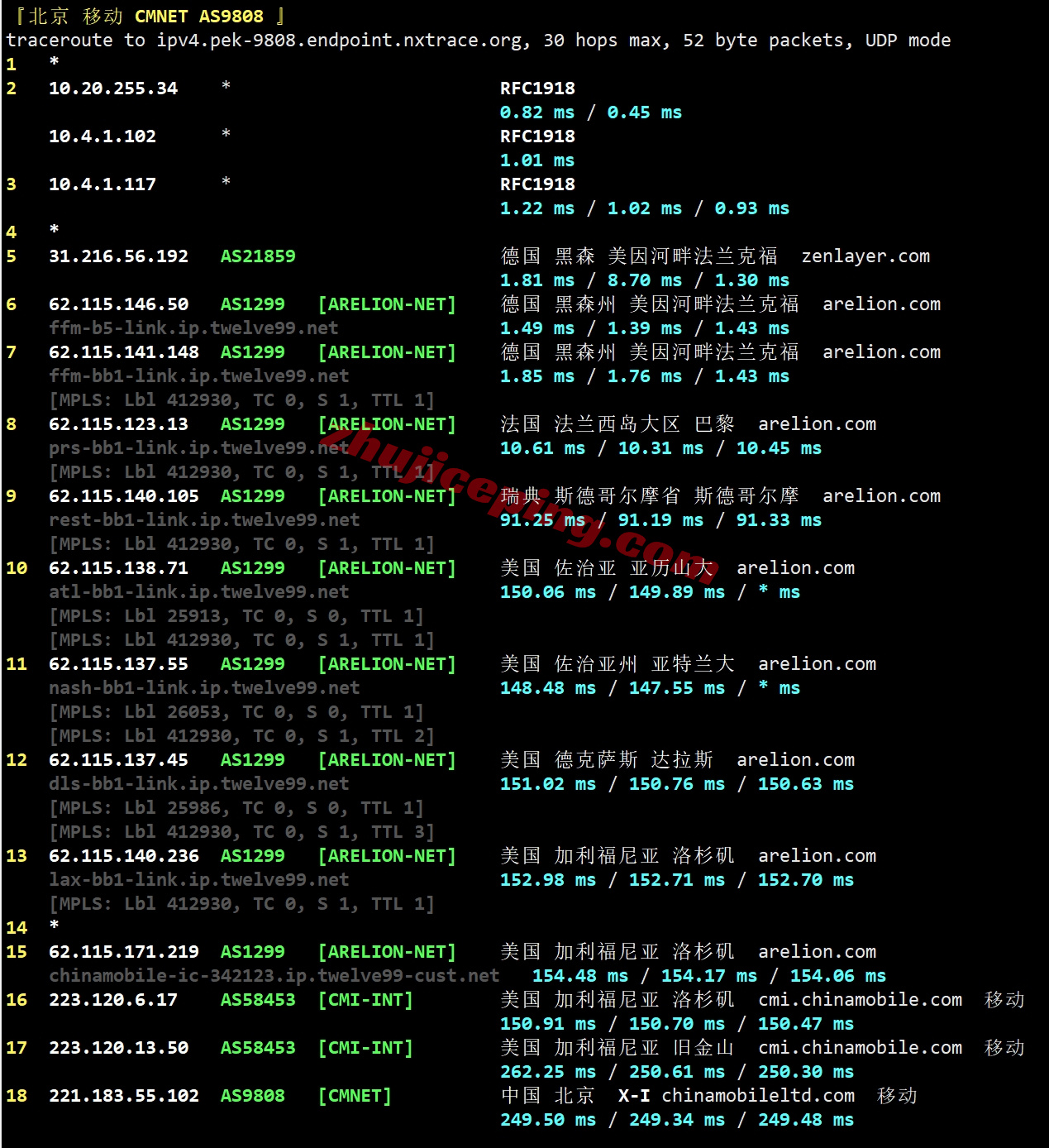 zlfrakf_20 zenlayer德国云服务器测评,10G带宽/解锁TikTok等流媒体