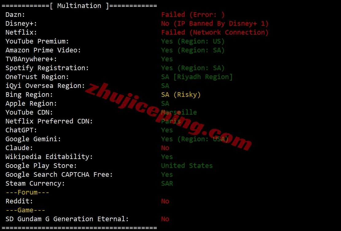 zlriyad28 zenlayer沙特阿拉伯云服务器测评，大带宽覆盖中东/畅联西欧