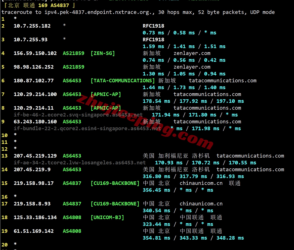 zlsinga21 zenlayer新加坡机器测评，原生IP解锁TikTok等，移动效果极佳