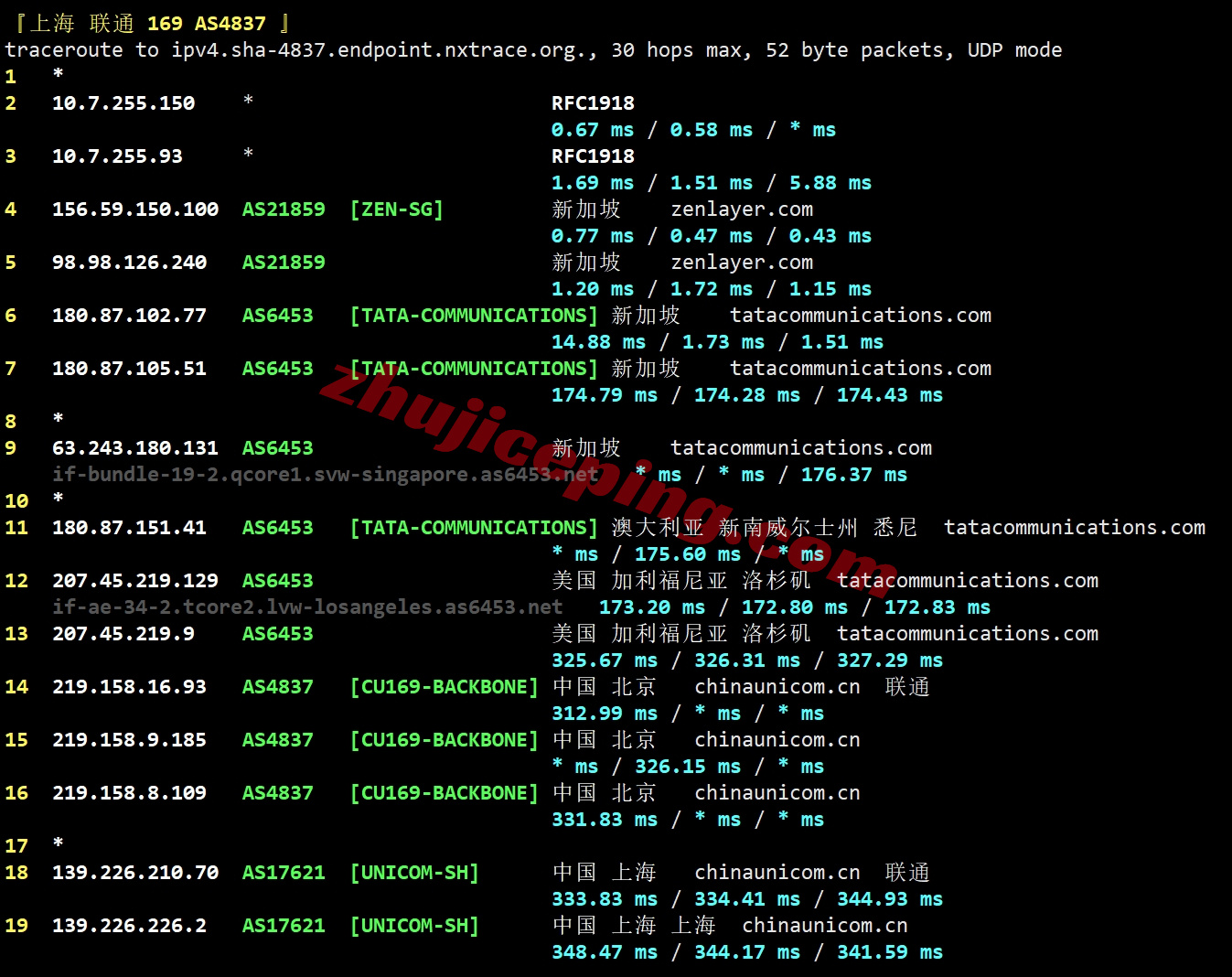 zlsinga22 zenlayer新加坡机器测评，原生IP解锁TikTok等，移动效果极佳