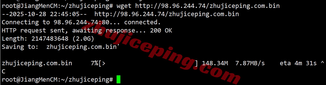 zlsjc7 zenlayer美国圣何塞机器测评，原生美国IP解锁TikTok等，大带宽/性能强
