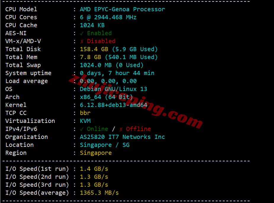 bwhsg1 搬瓦工新加坡VPS(SG_8)测评，三网全天候高速CTG/CN2回国