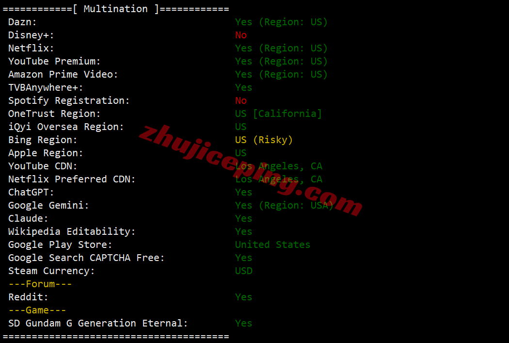 tmh9isp31 tmhhost美国9929双ISP属性VPS测评，高速回国，解锁TikTok/ChatGPT等