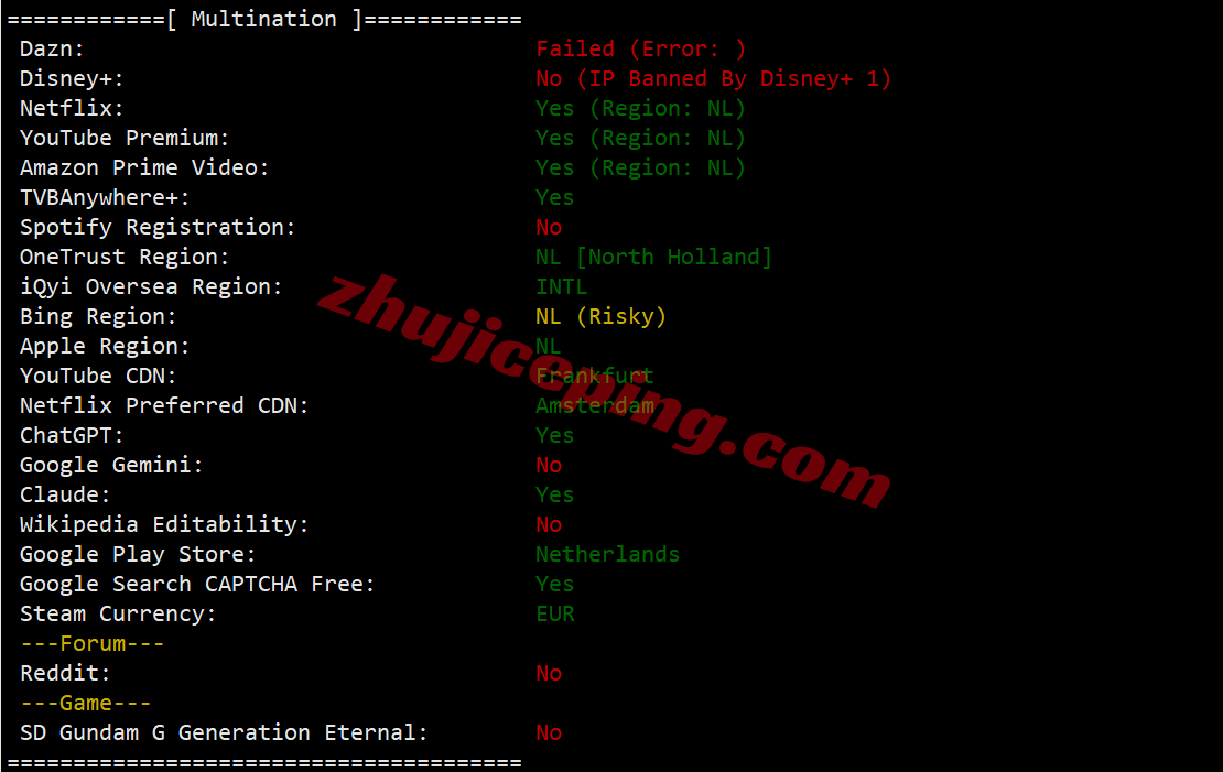 vpsams32 V.PS荷兰VPS测评,CN2GIA+CUII+CMIN2三网高端路由,解锁TikTok/ChatGPT